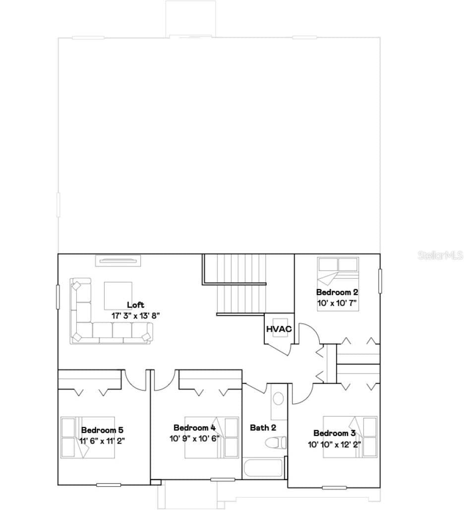 Second Floor - 1363 BLUE ASH LN, DELAND