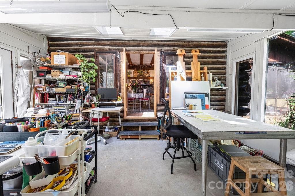 Studio/office space looking into living area - 2107 Mandarin Boulevard, Charlotte