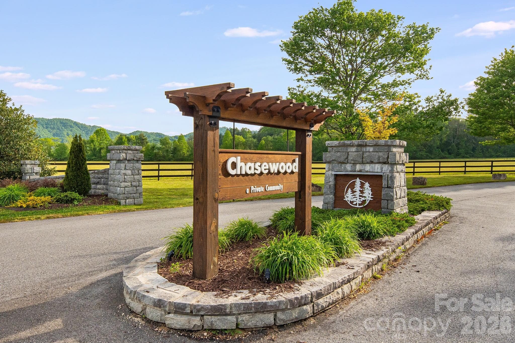 Entrance to the subdivision - 0000 Newcastle Road, Brevard