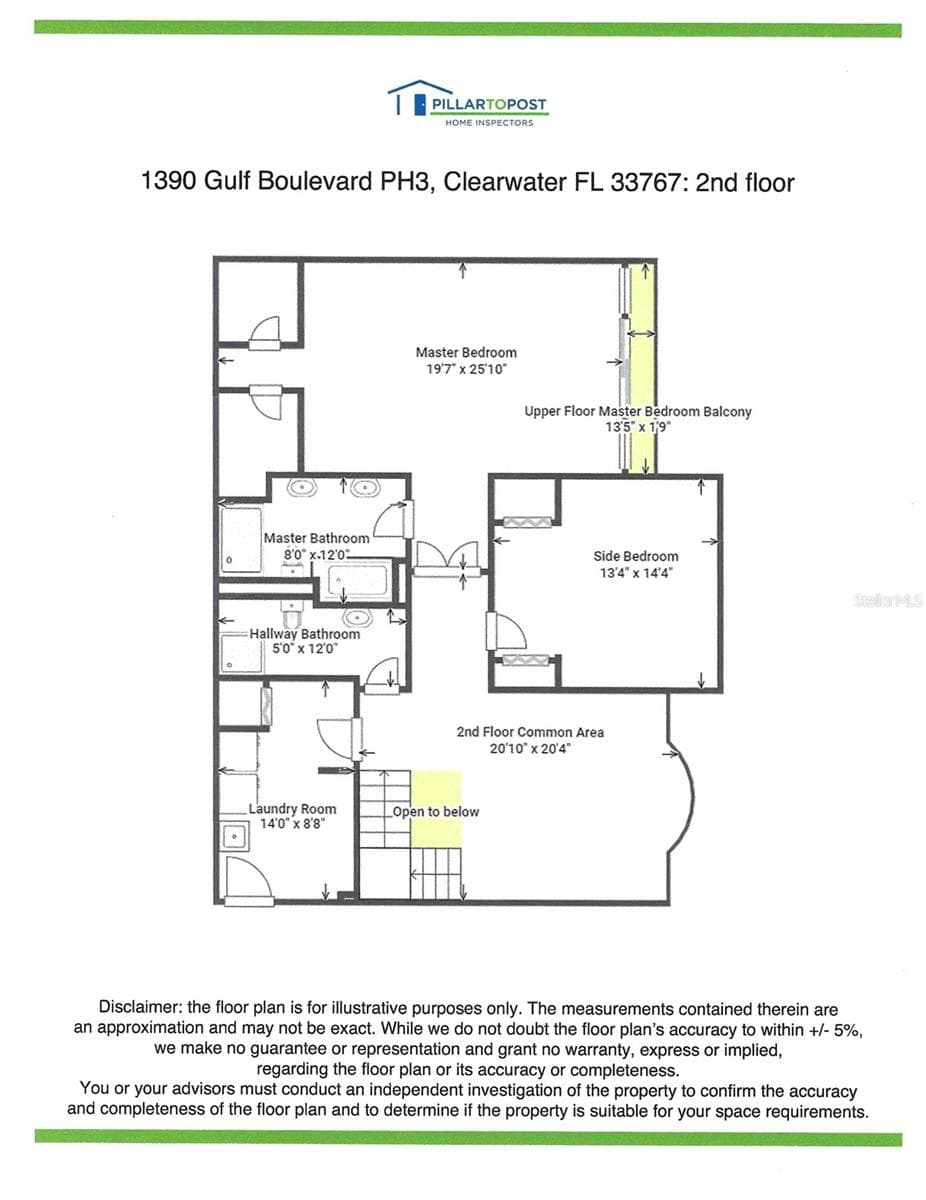 Floor Plan 2nd Floor - 1390 GULF BLVD #PH-3, CLEARWATER BEACH