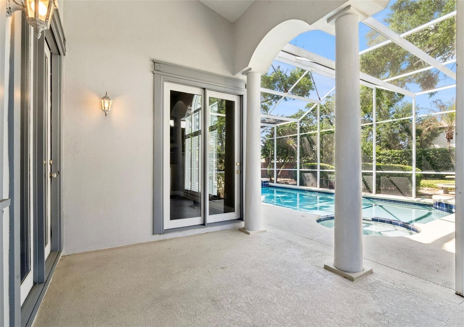 Patio off the Primary bedroom - 1250 E LANGLEY CT, LAKE MARY