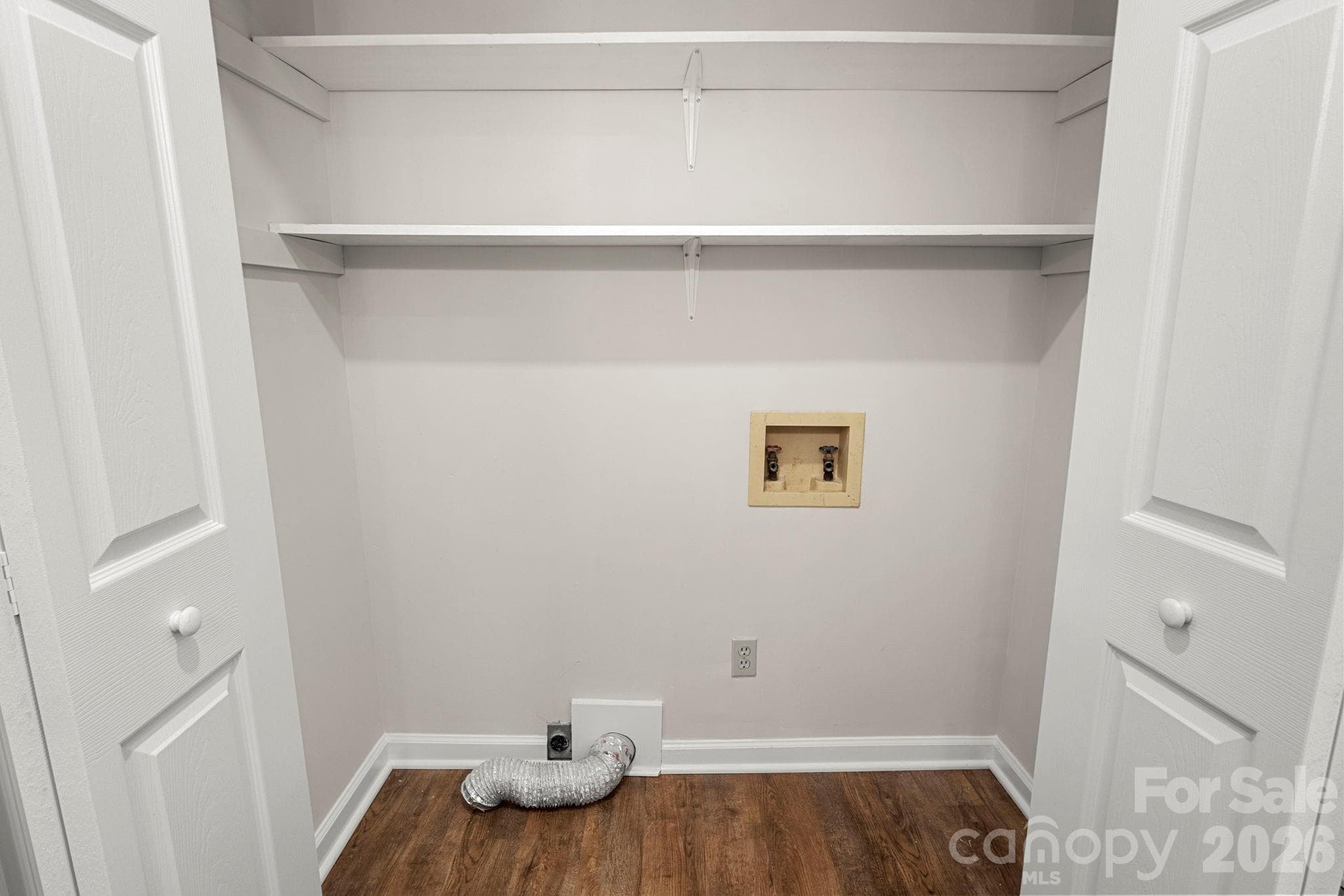 Laundry Closet with hookups - 322 Holland Circle, Statesville
