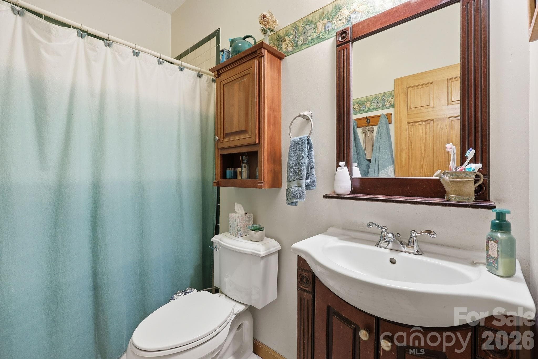 Full bathroom on the main floor - 2225 Bald Creek Road, Clyde