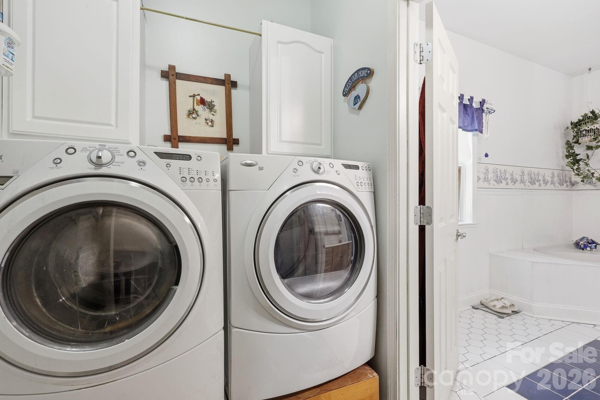 Laundry room on the second floor - 2225 Bald Creek Road, Clyde