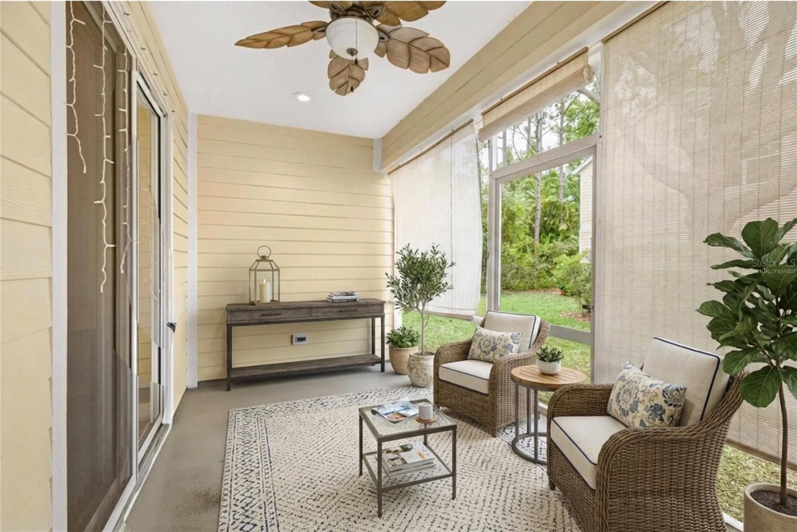 Screened LanaiVirtually Staged - 6216 ROSEFINCH CT #102, LAKEWOOD RANCH
