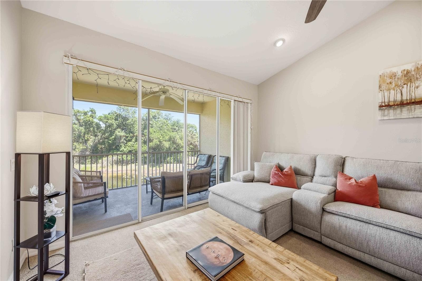 View of community Pond from Living Spce - 5629 KEY LARGO CT #B06, BRADENTON