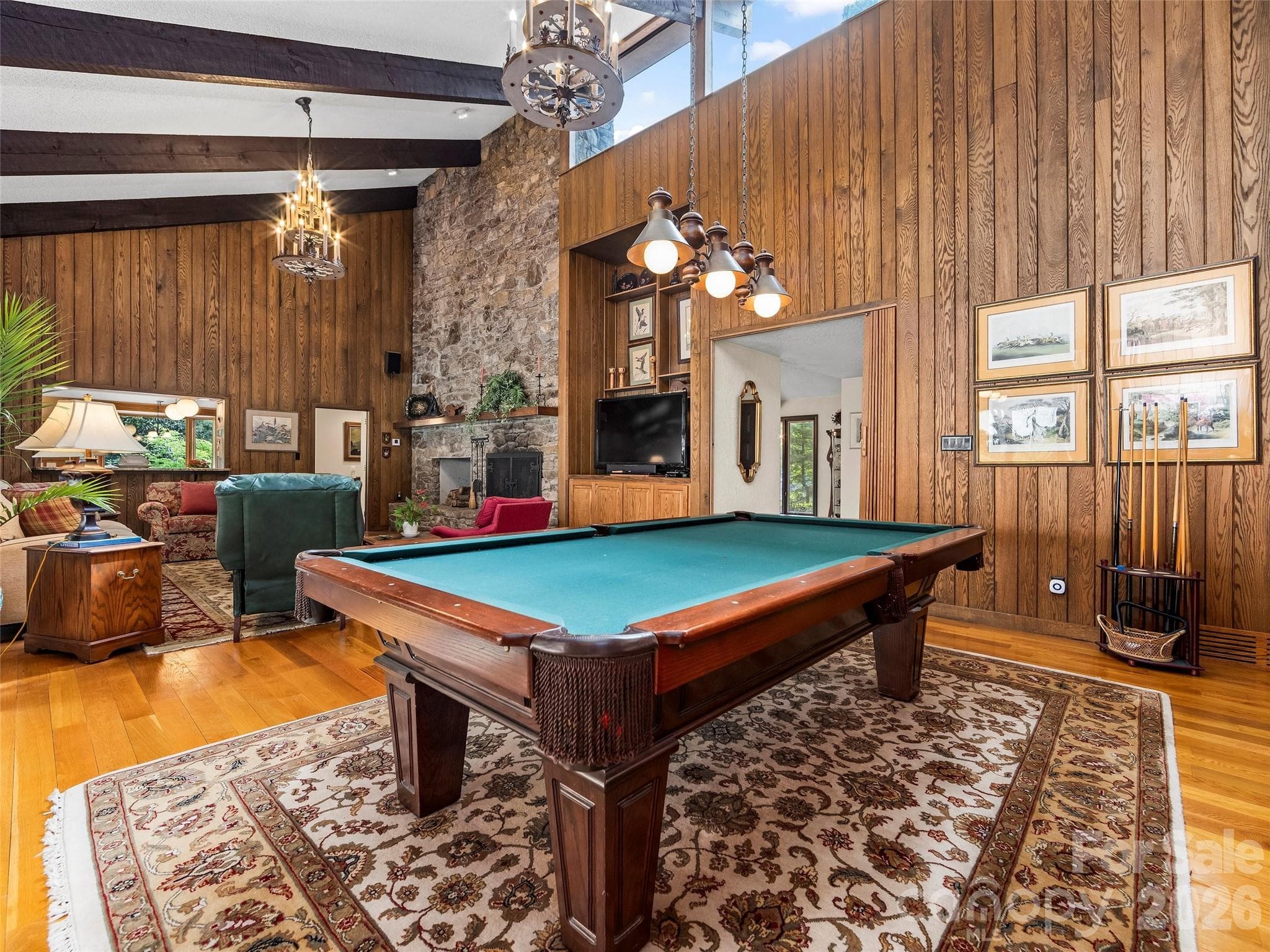 Living Room Game Area - Asheville