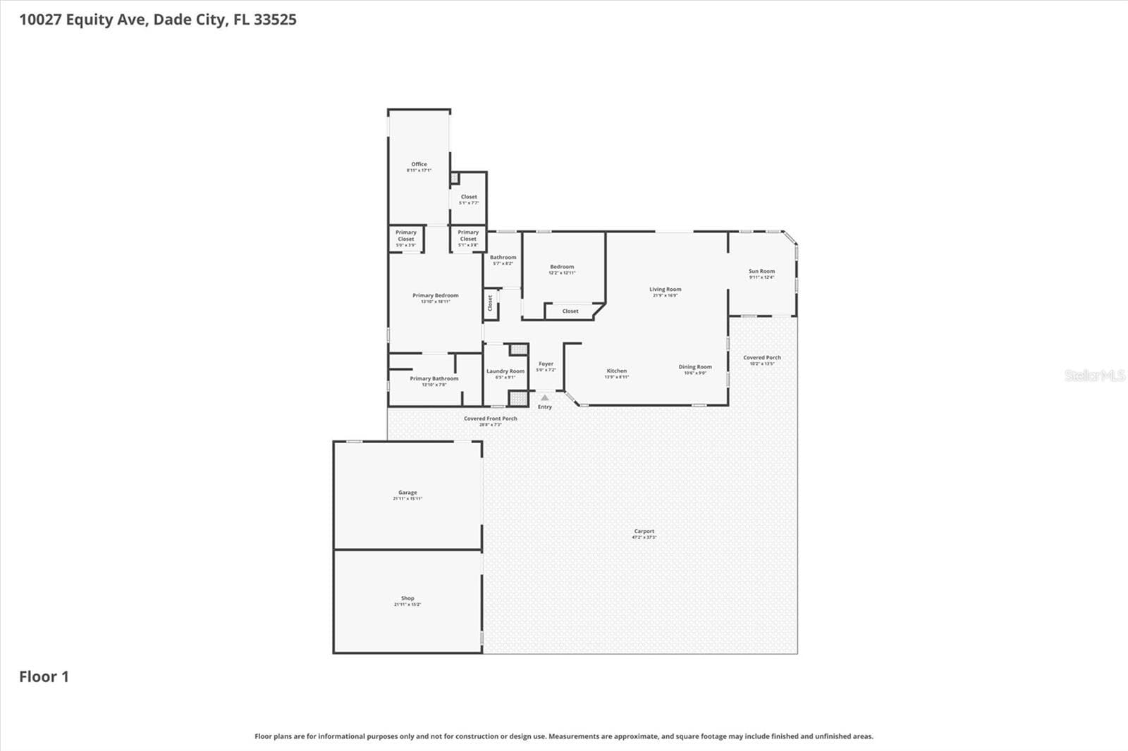 Floorplan - 10027 EQUITY AVE, DADE CITY