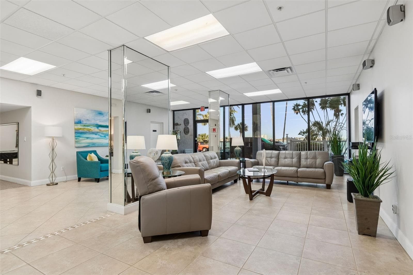 Community TV room - 80 ROGERS ST #6C, CLEARWATER