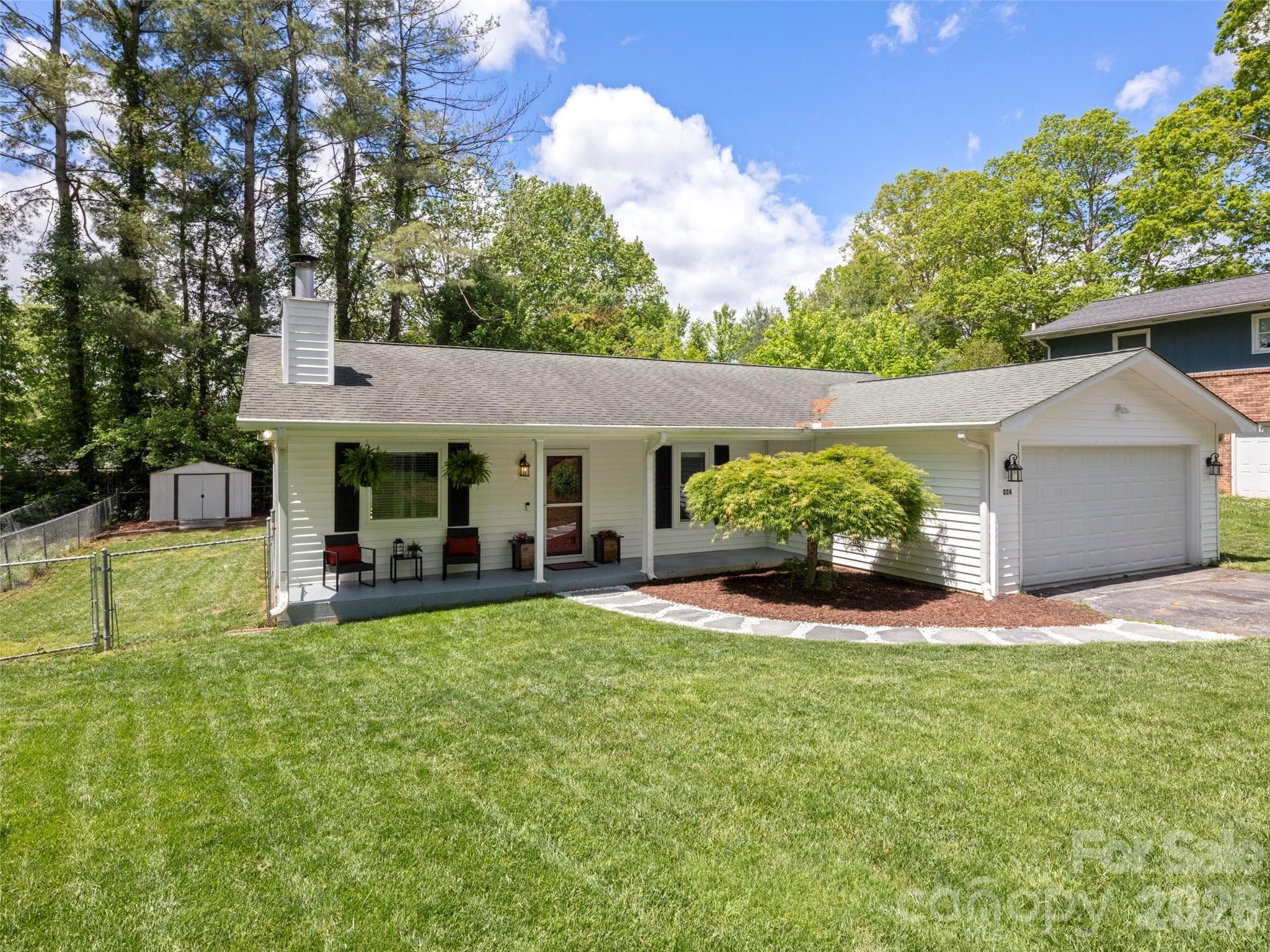 Single Family Residence at 224 Clover Drive, Fletcher, photo 2 of 18