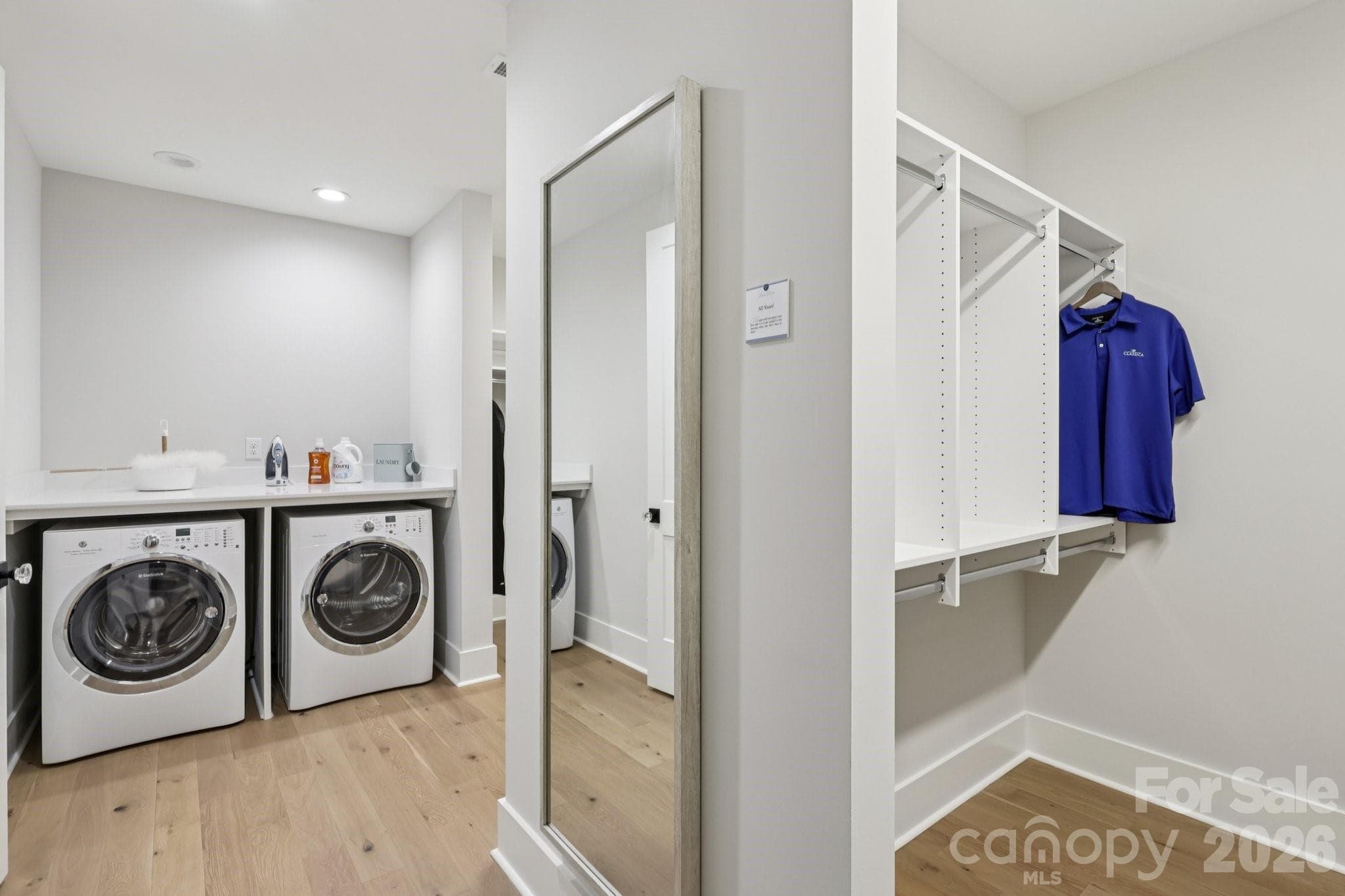 Primary Closet with additional laundry option for Primary - 2013 Garden View Lane, Weddington