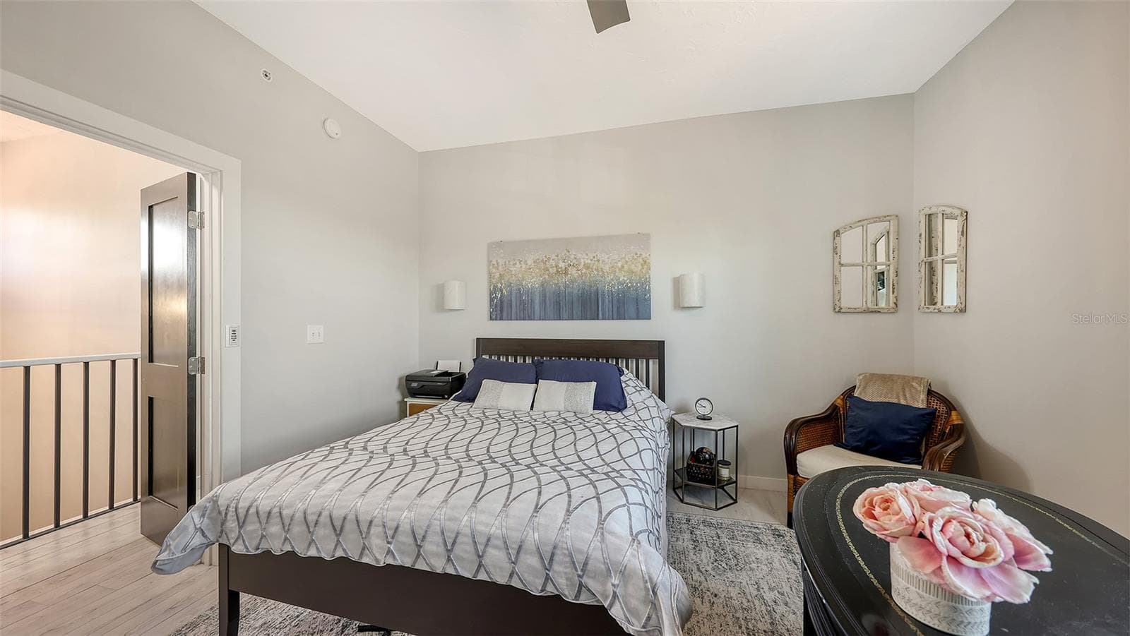 This bedroom can also be used as an office. - 5655 BENTGRASS DR #9-116, SARASOTA
