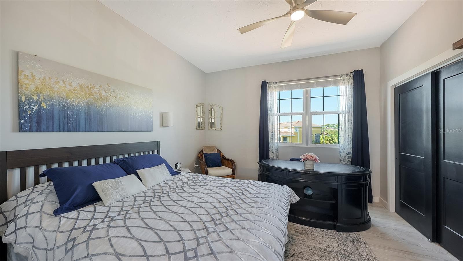 So many possibilities.  The closet has custom shelving. - 5655 BENTGRASS DR #9-116, SARASOTA