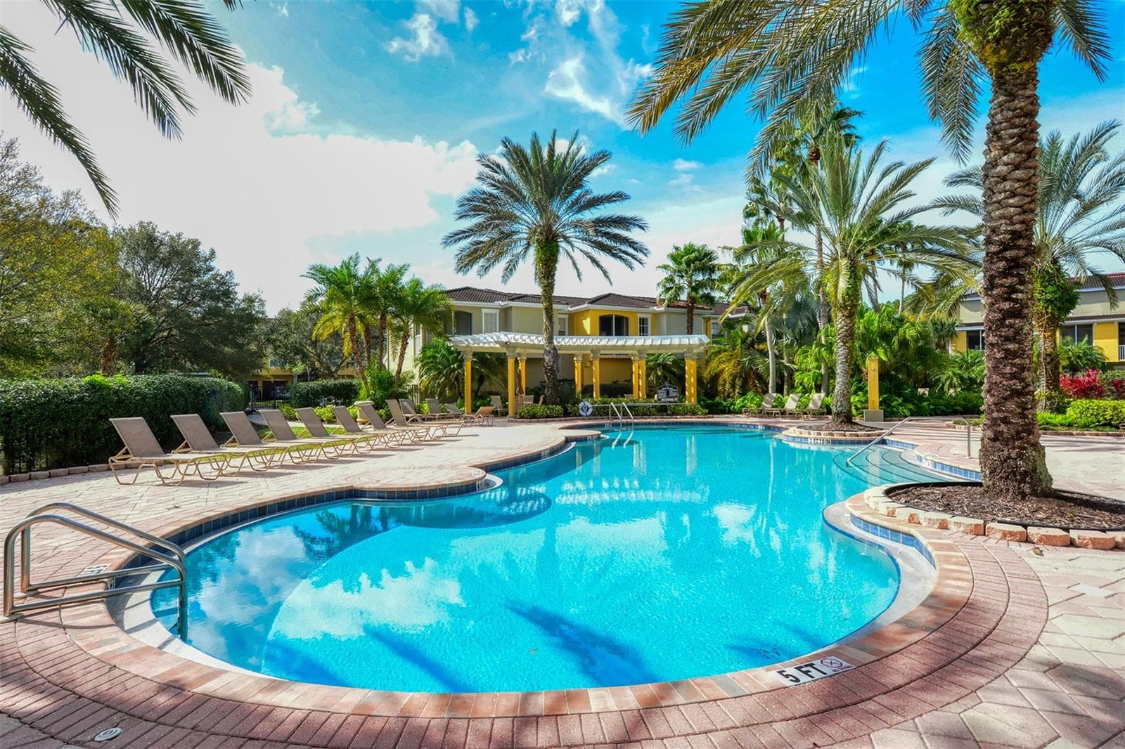 Community pool. - 5655 BENTGRASS DR #9-116, SARASOTA