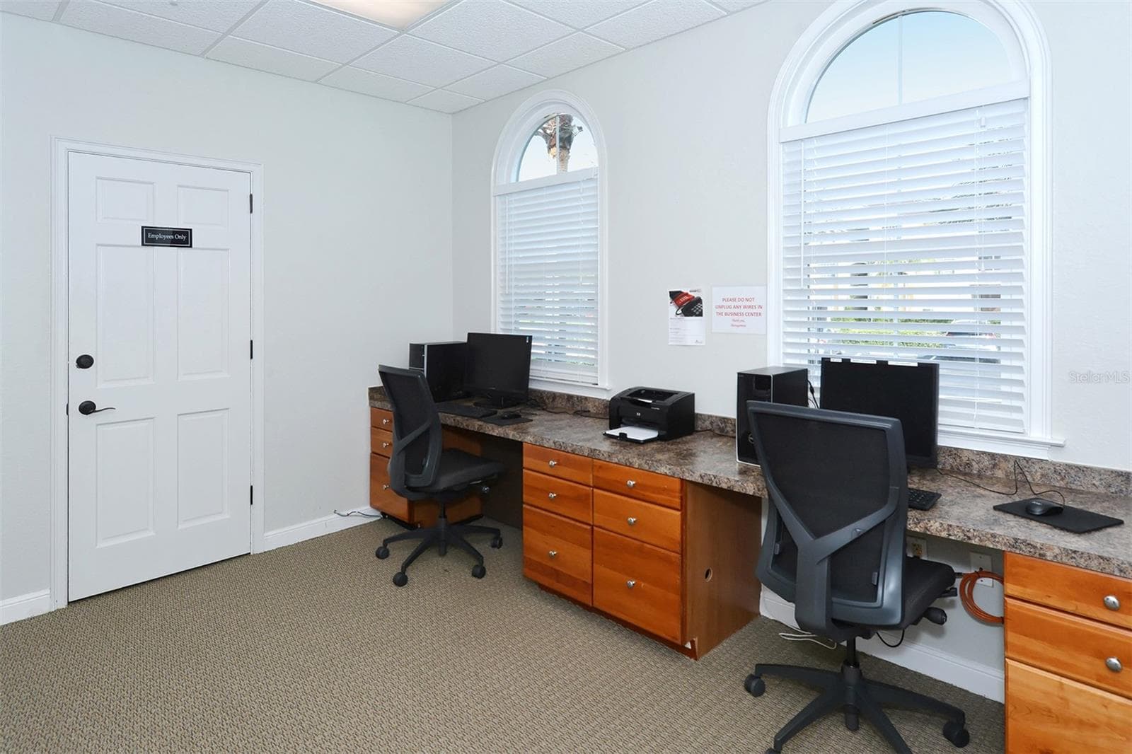 Business center. - 5655 BENTGRASS DR #9-116, SARASOTA