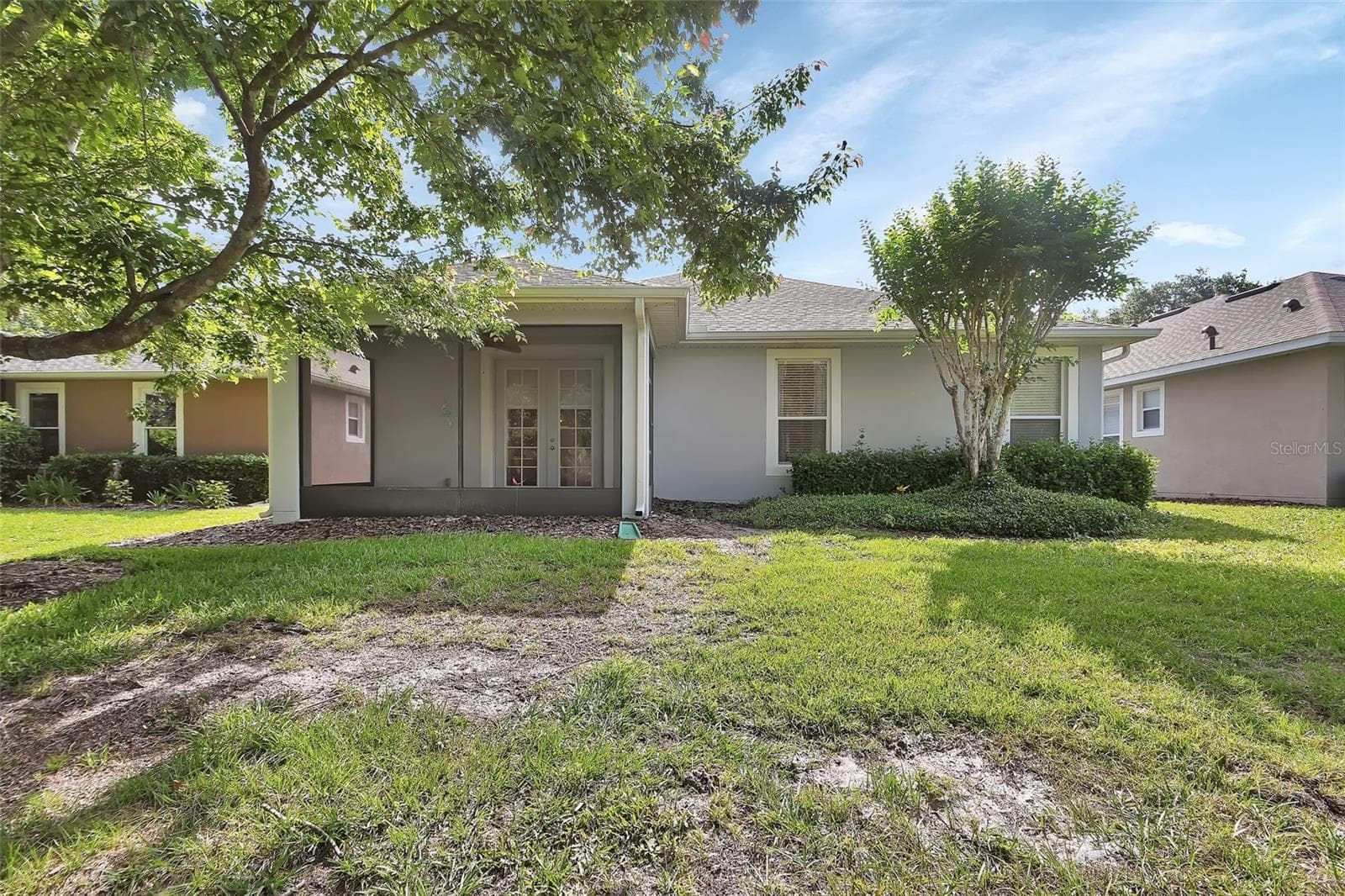 back of home - 525 HERON POINT WAY, DELAND