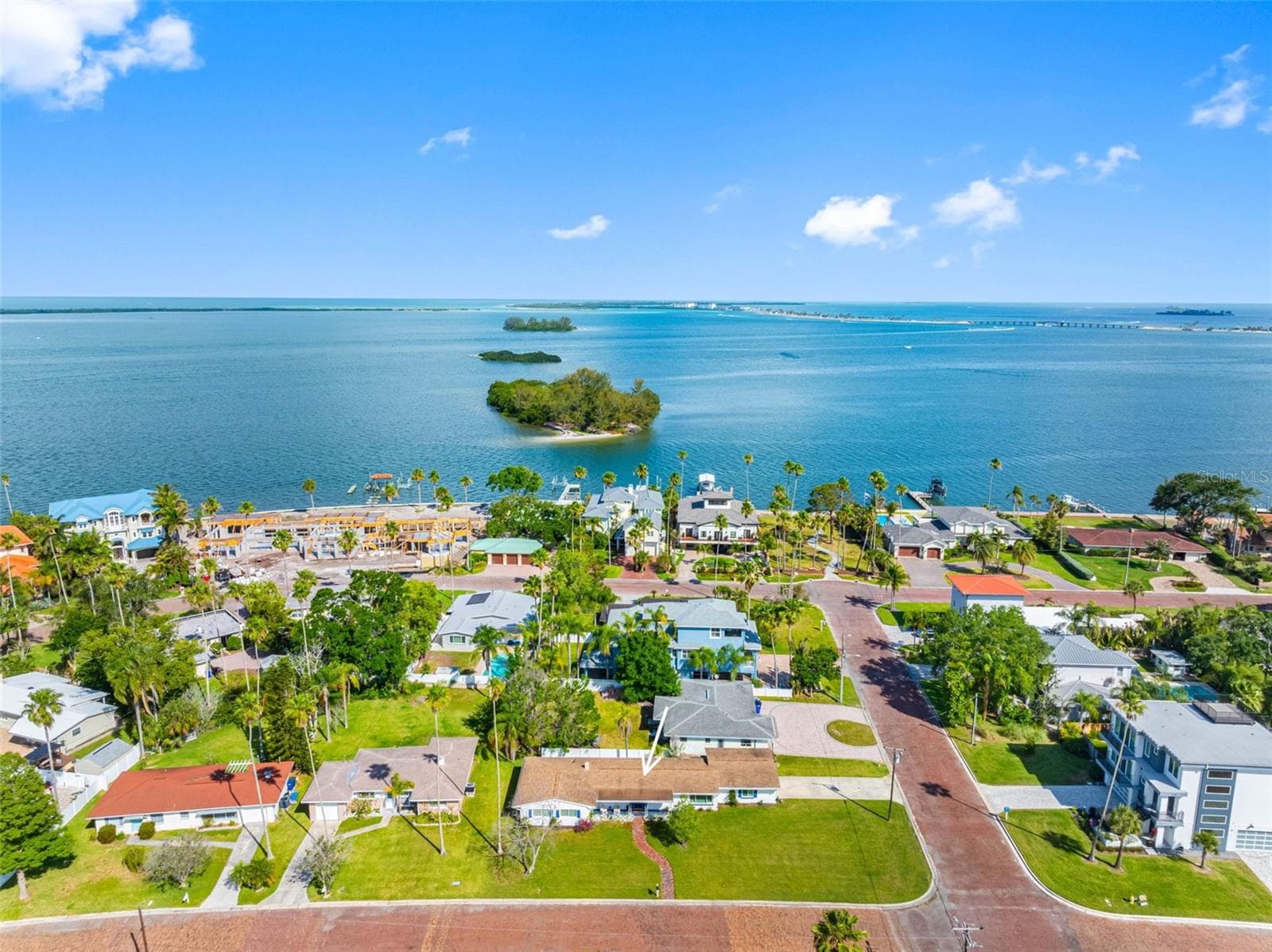 Aerial view of community - 1794 SANTA BARBARA DR, DUNEDIN