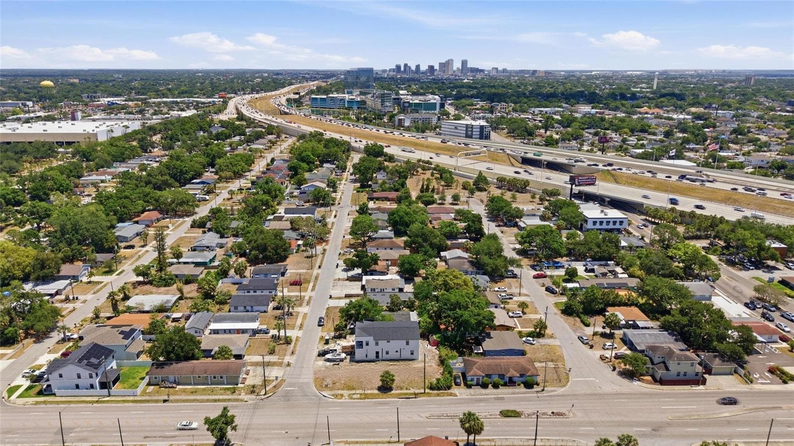Aerial city view - 4124 W NASSAU ST, TAMPA
