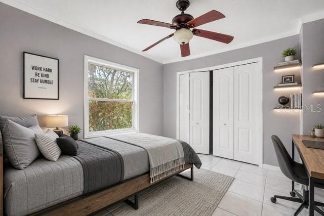 Staged bedroom - 340 E SAVOY ST, LECANTO