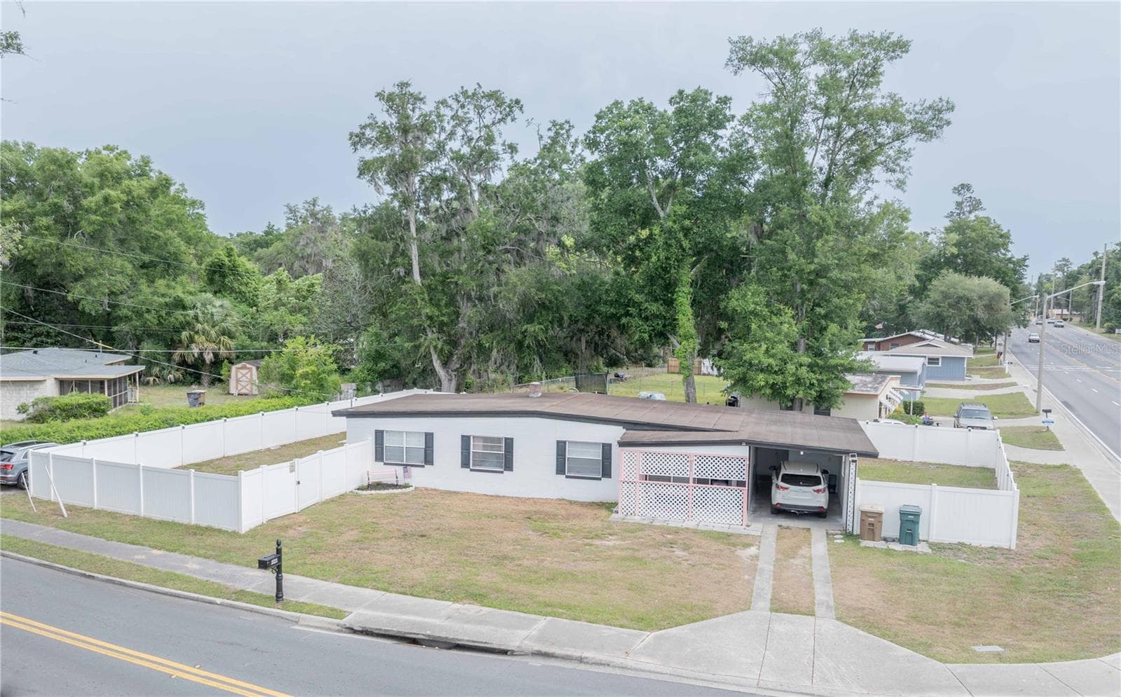 Aerial front view - 3523 SE 6TH ST, OCALA