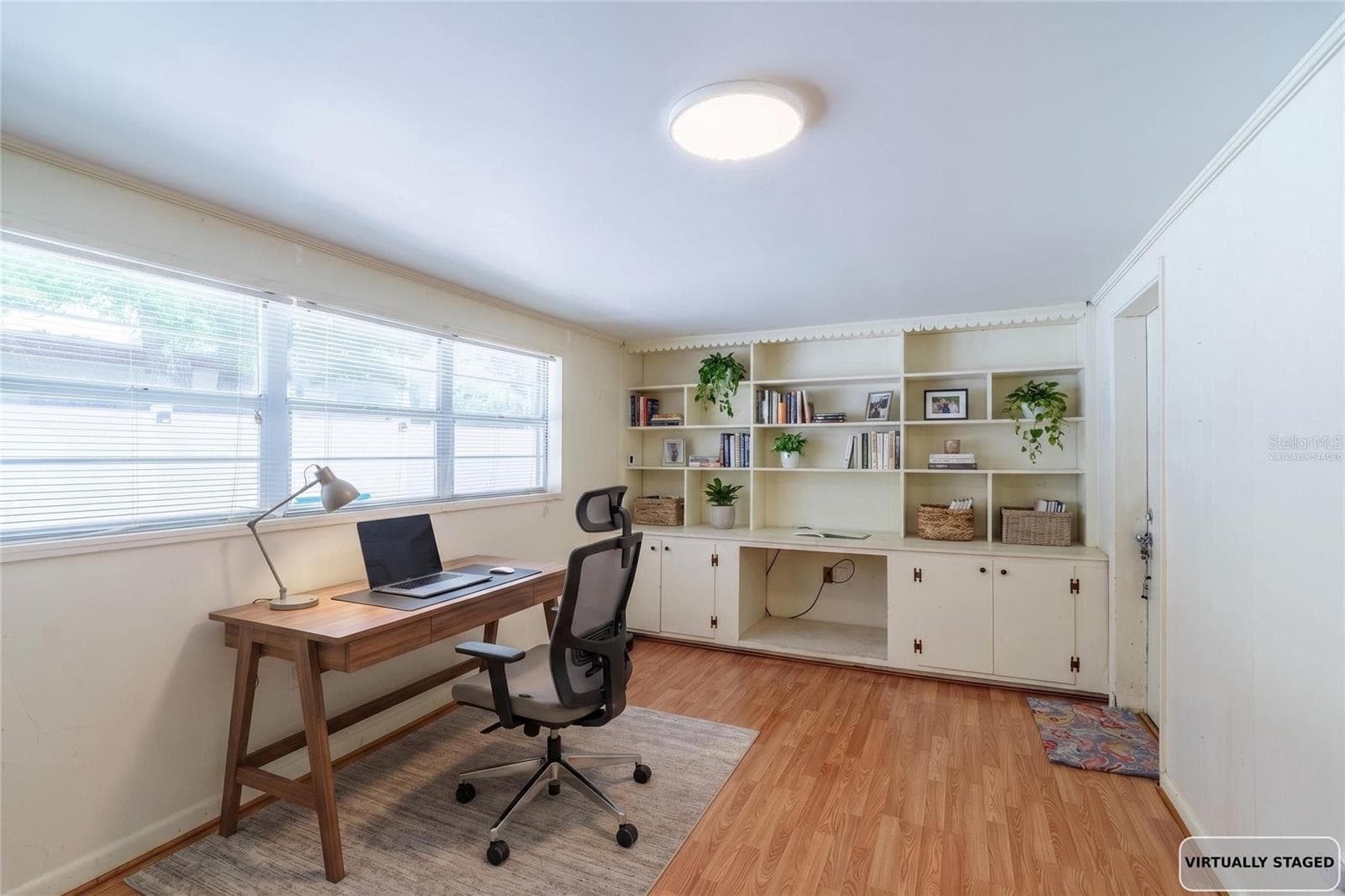 Virtually staged office/family room - 3523 SE 6TH ST, OCALA