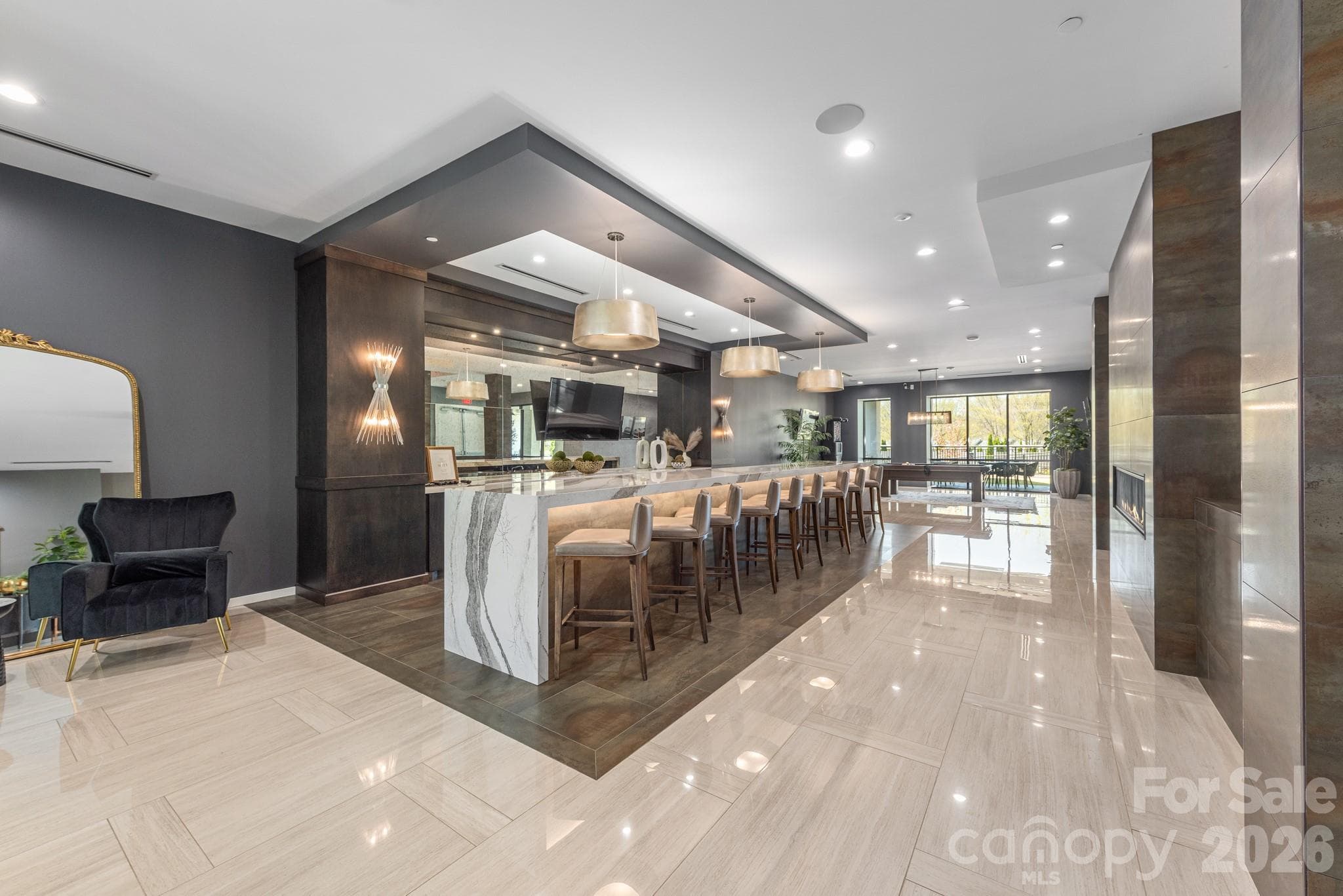 Bar in community area - 19329 Watermark Drive, Cornelius