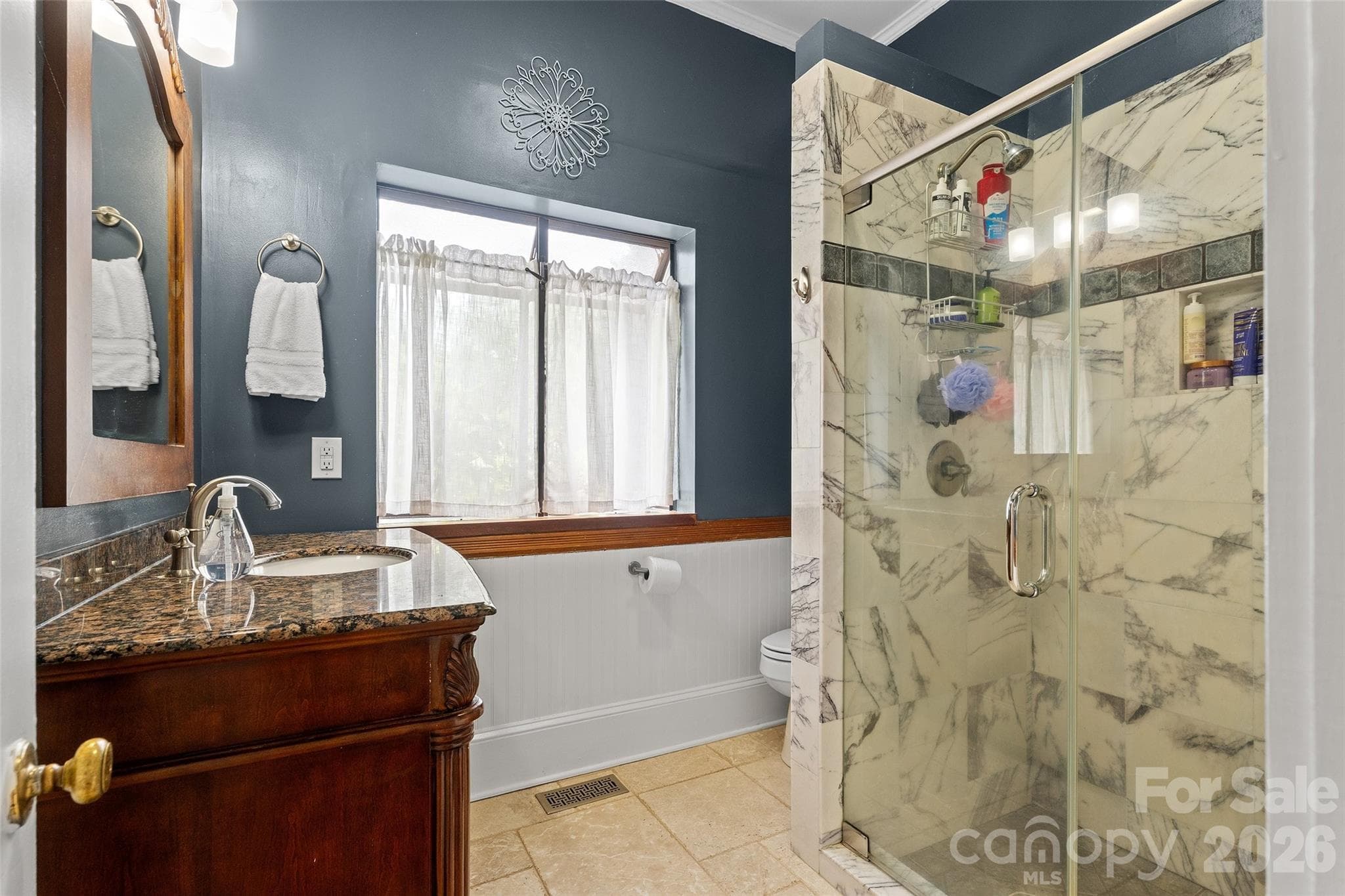 Updated main level primary bath - 602 N Main Street, Davidson