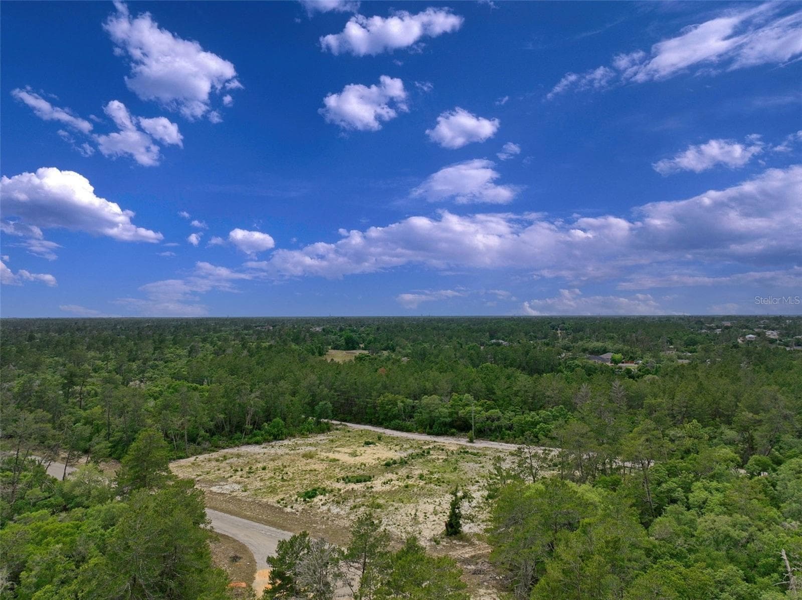Overall view of subject property and surrounding area facing southwest - SW 35TH TER, OCALA