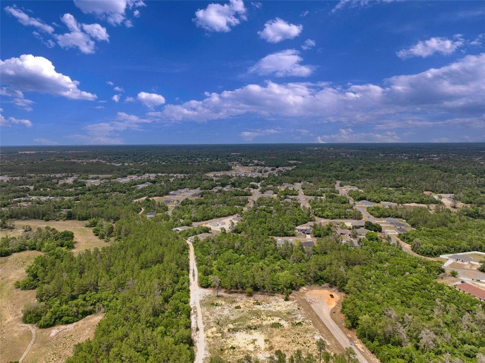 Overall view of subject property and surrounding area facing north - SW 35TH TER, OCALA