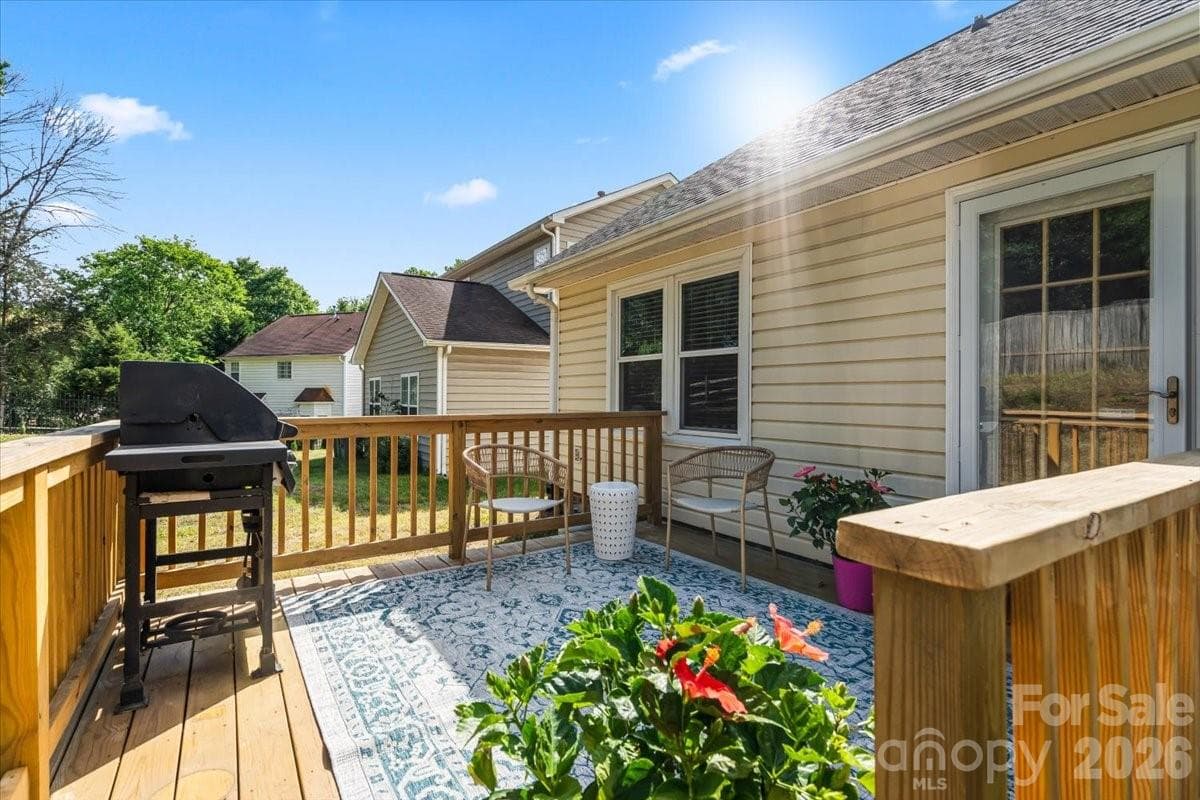 Another view of the spacious deck - Charlotte