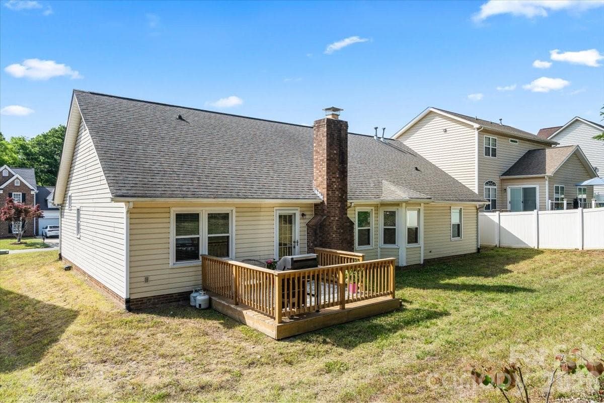 Another view of the back of the home - Charlotte