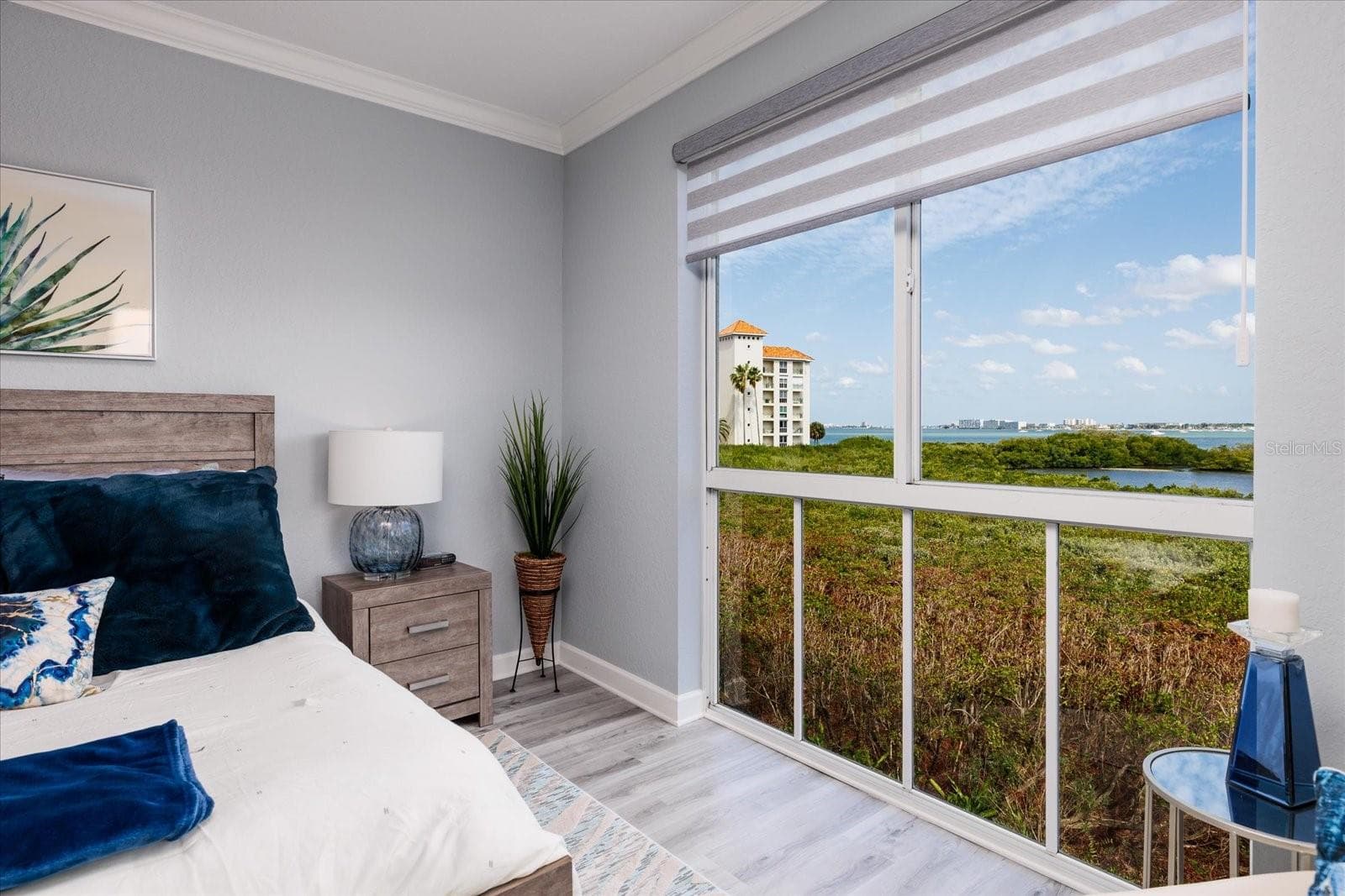 Great Private view from Primary bedroom - 4801 OSPREY DR S #207, ST PETERSBURG