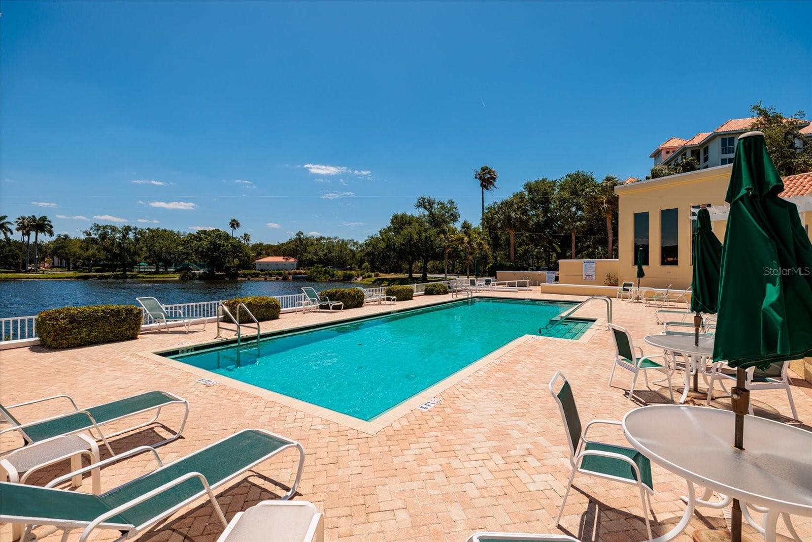 Clubhouse pool - 4801 OSPREY DR S #207, ST PETERSBURG