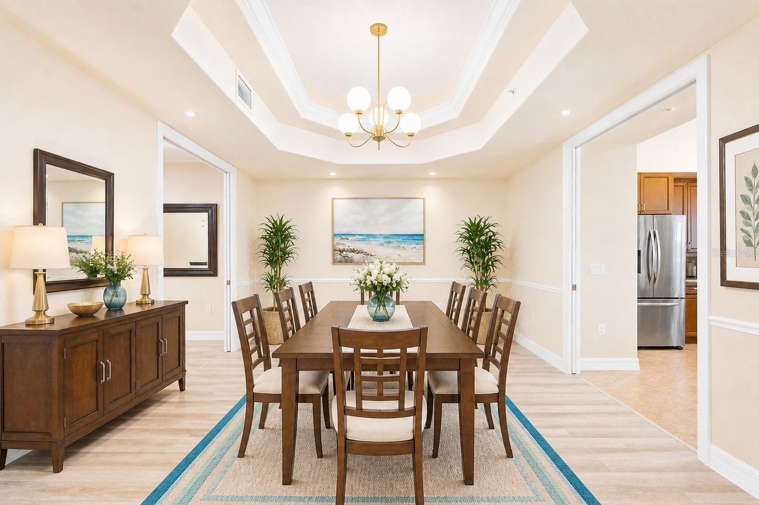 Dining Room Virtual - 6100 JESSIE HARBOR DR #202, OSPREY