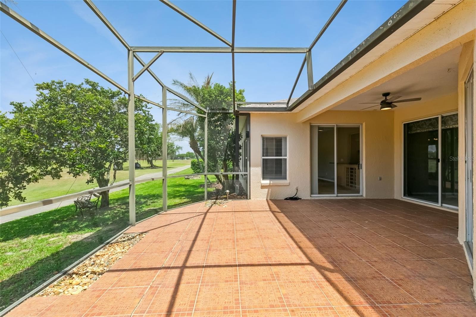 Plenty of room for plants, a hot tub, or dining table. - 237 STRATHMORE CIR, KISSIMMEE