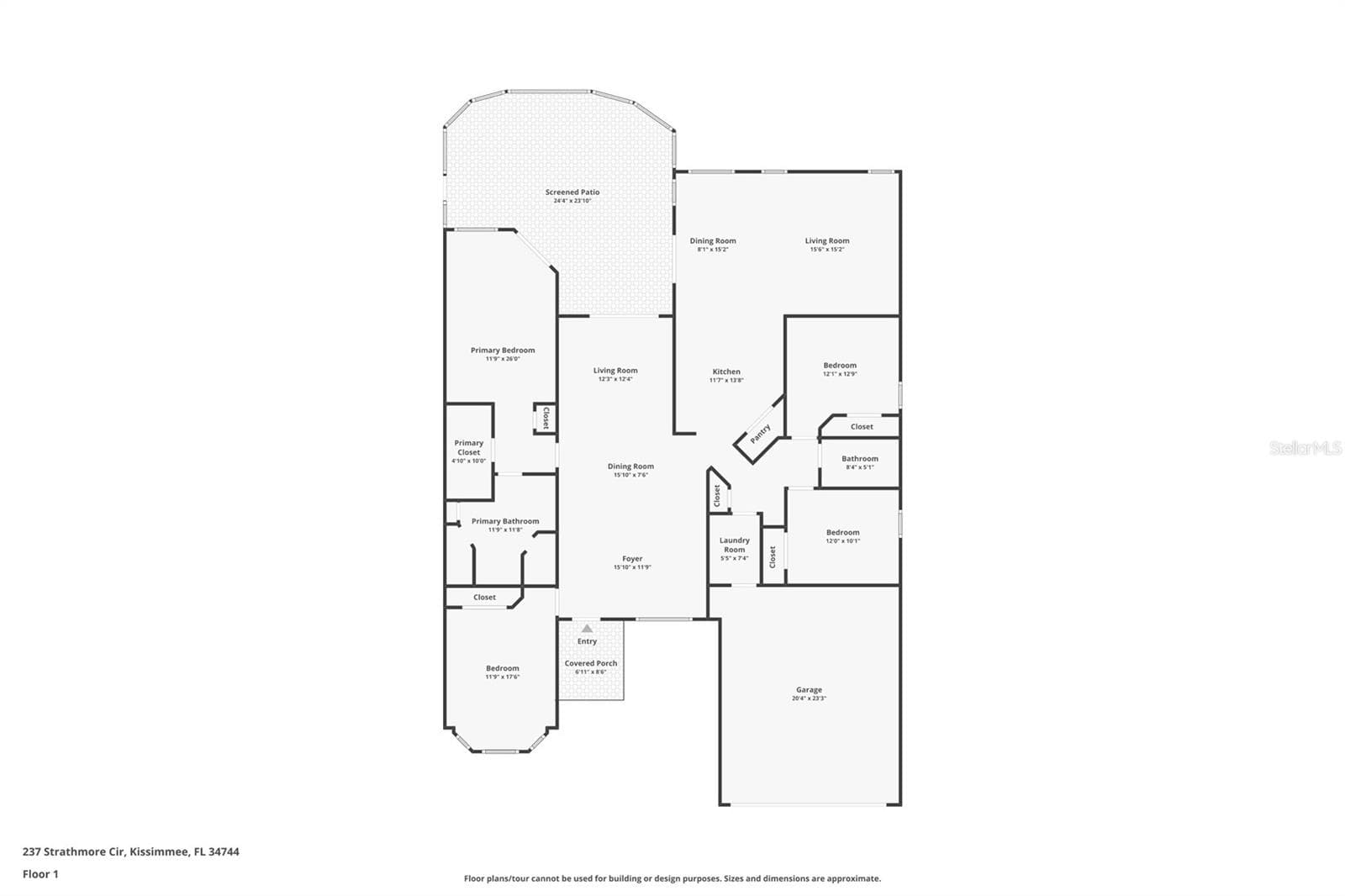 Floor Plan - 237 STRATHMORE CIR, KISSIMMEE