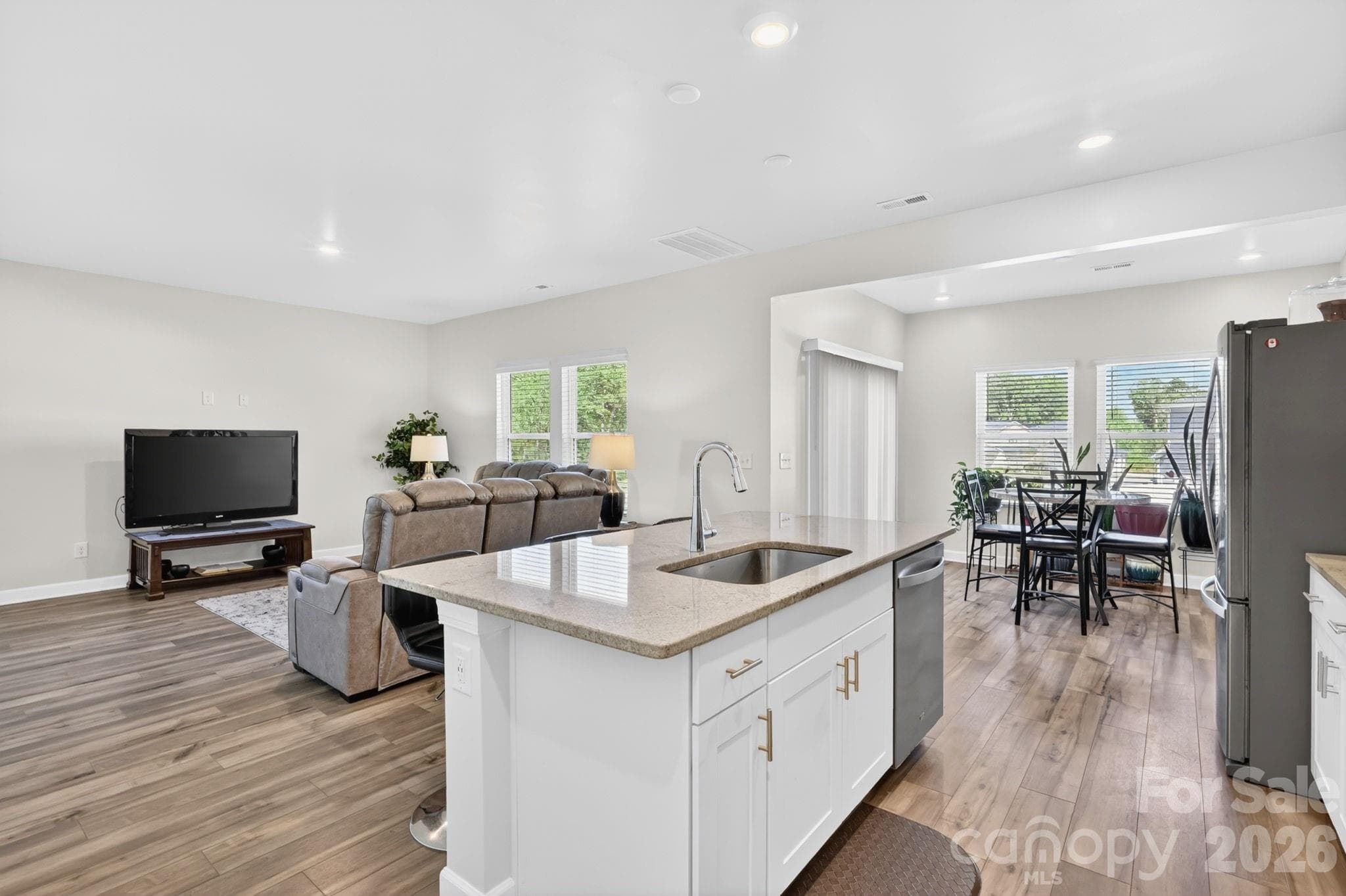 Kitchen- Island/ Alternate View - 1009 Jeffery Dean Court, Albemarle