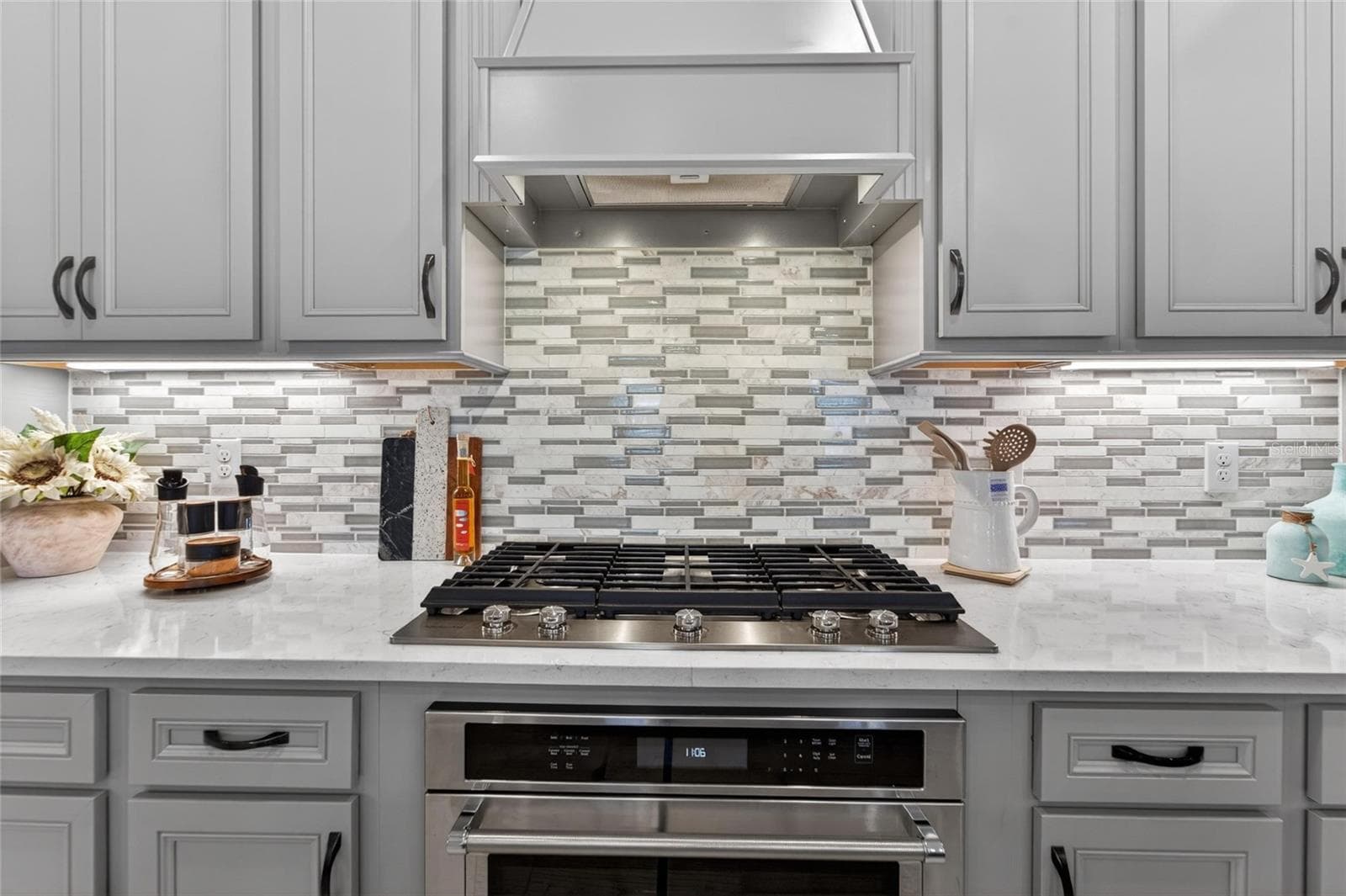 Natural Gas Range - community has natural gas line - 18752 HORIZON VIEW PT, LAND O LAKES