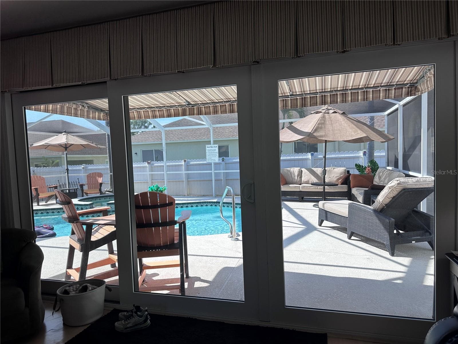 View from family room - 10632 LAKE VISTA DR, SEMINOLE
