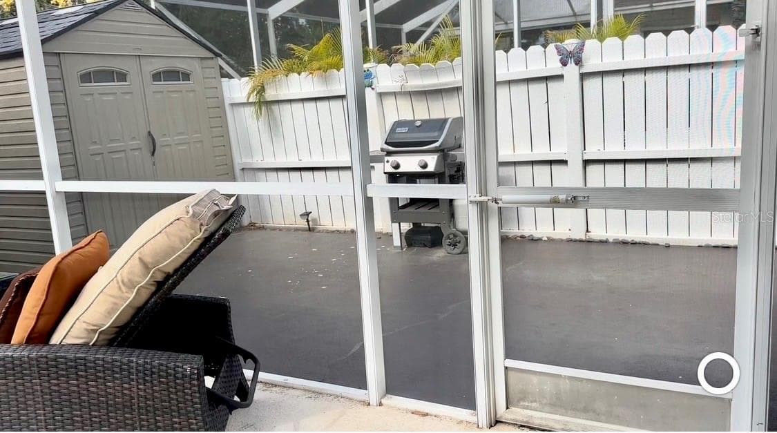 Extra exterior storage area and massive shed. - 10632 LAKE VISTA DR, SEMINOLE