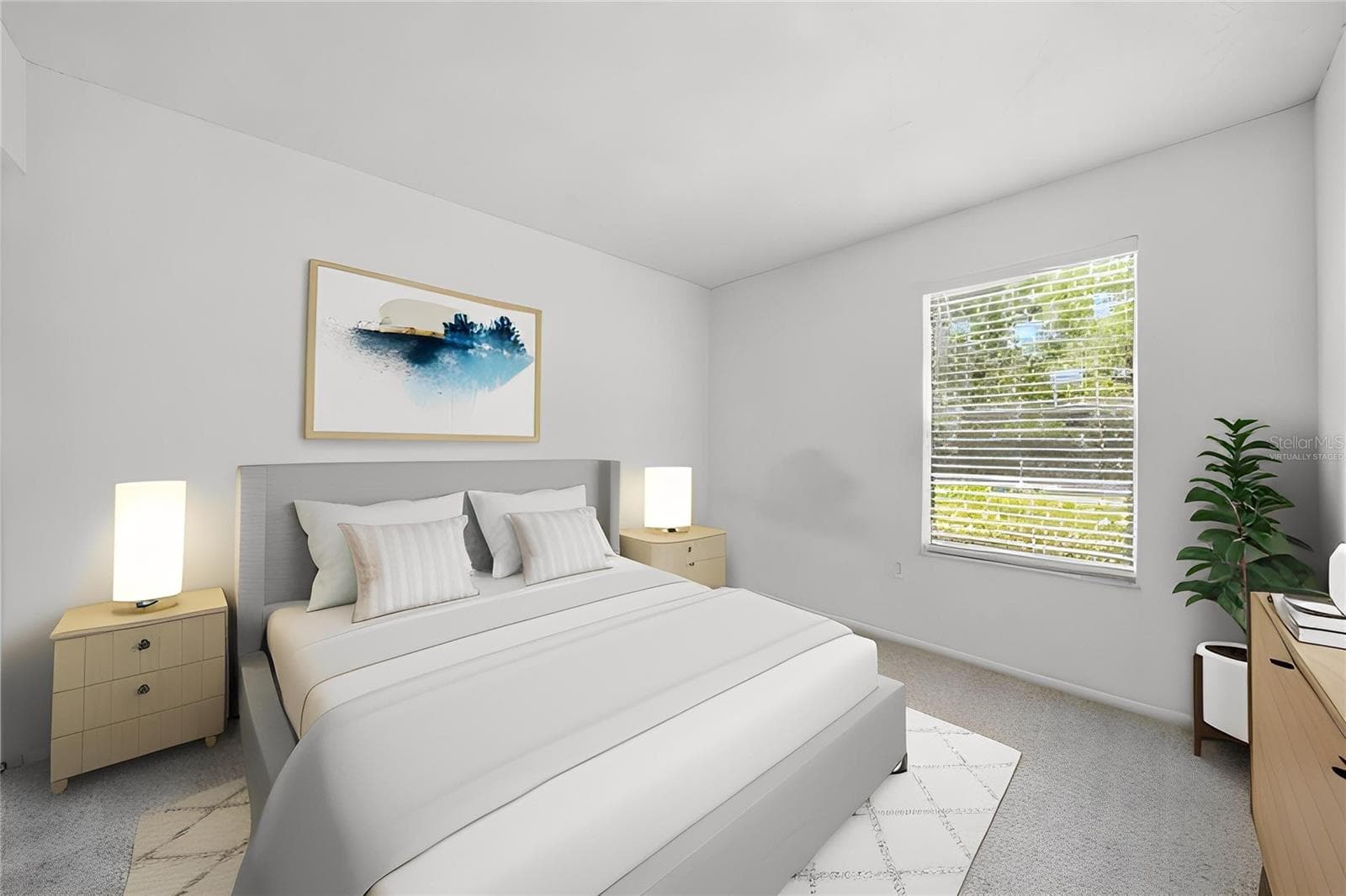 Bedroom two-virtually staged - 3001 58TH AVE S #1005, ST PETERSBURG