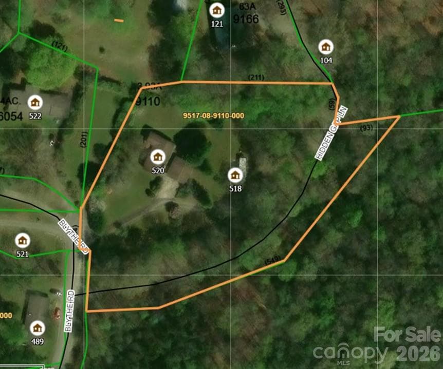 Portion Being Sold - 520 Blythe Road, Pisgah Forest