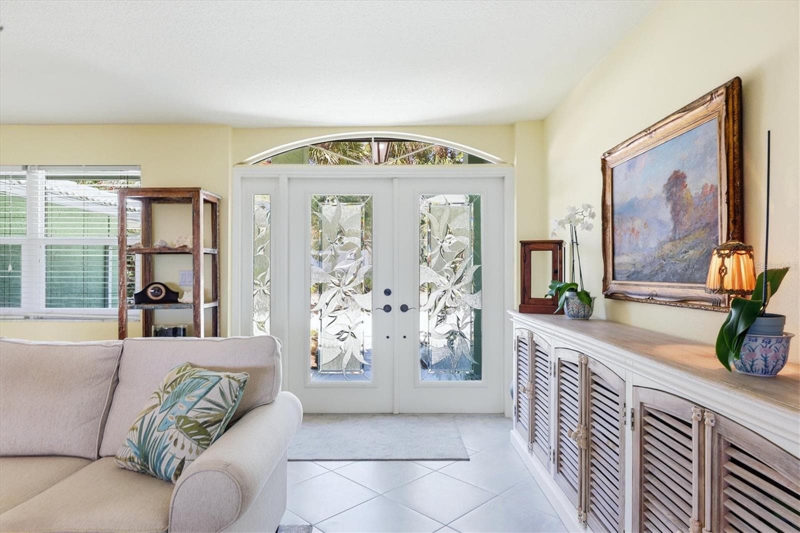 Front Home Entrance from Living Area - 6421 MANASOTA KEY RD, ENGLEWOOD