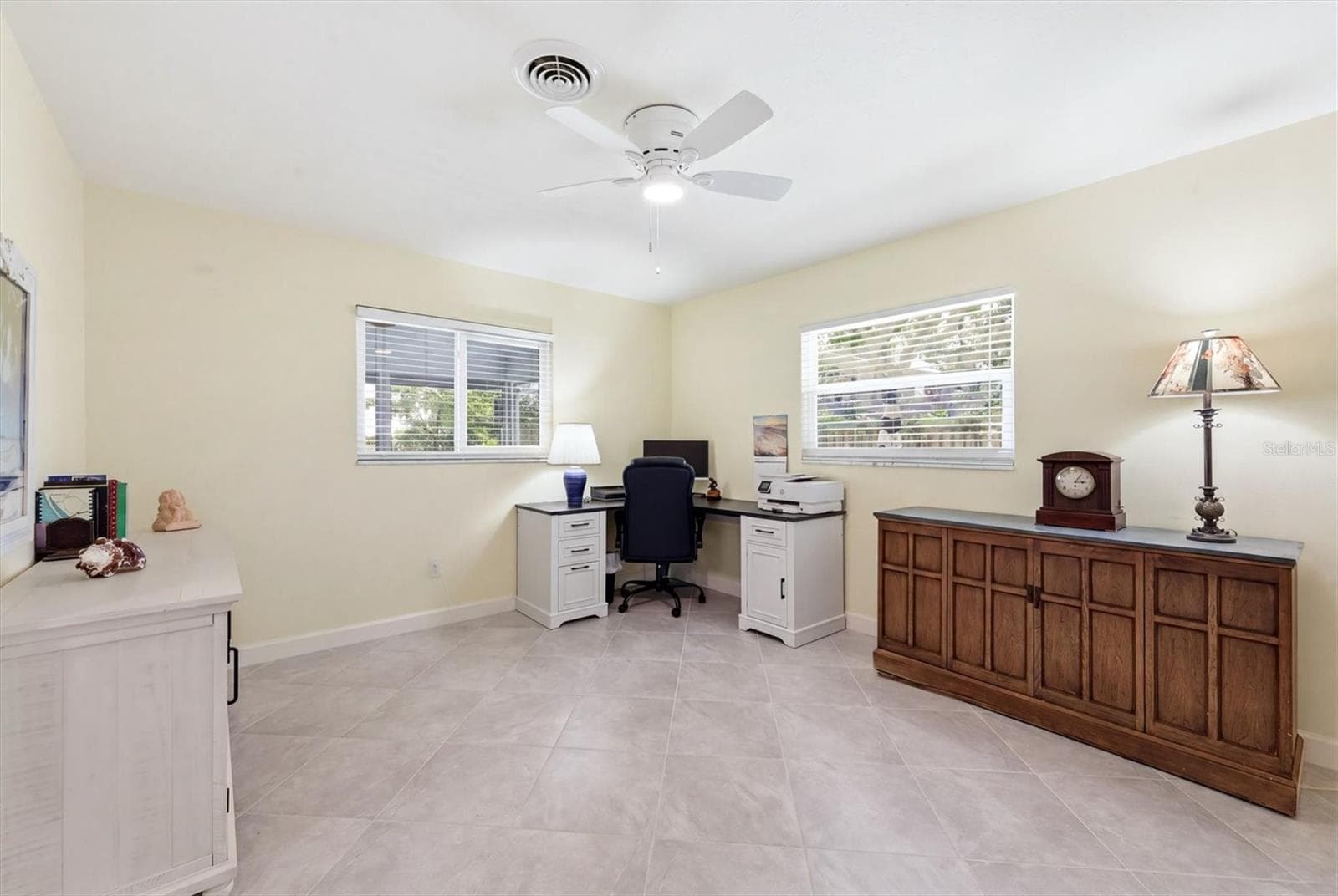 1st floor Primary Bedroom (currently utilized as an office) - 6421 MANASOTA KEY RD, ENGLEWOOD