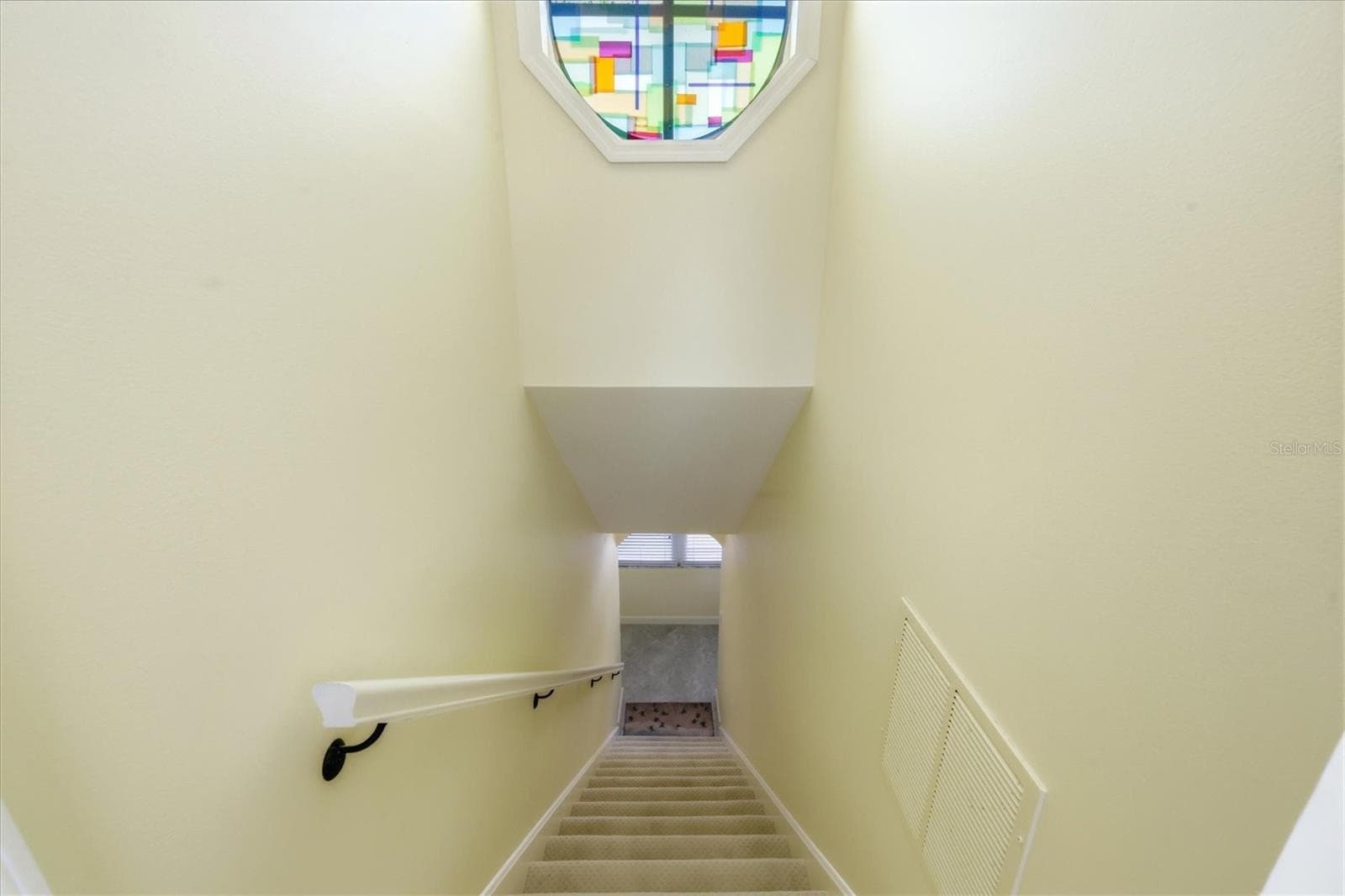 Stairway to 2nd floor - 6421 MANASOTA KEY RD, ENGLEWOOD