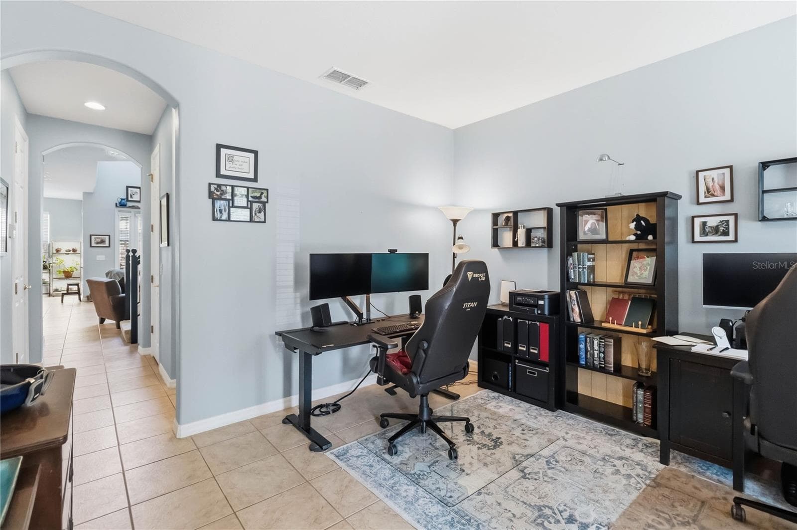 First floor formal living room currently used as an office. - 534 TERRACE SPRING DR, ORLANDO