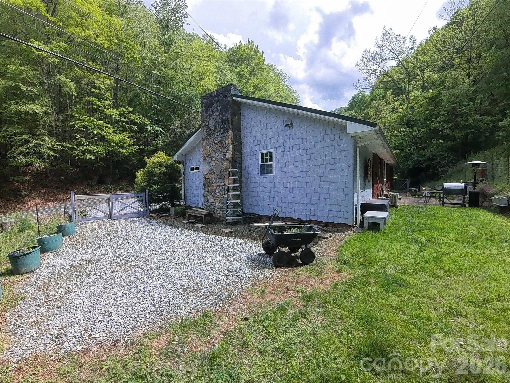 Fenced Side Area for furry family members - Burnsville