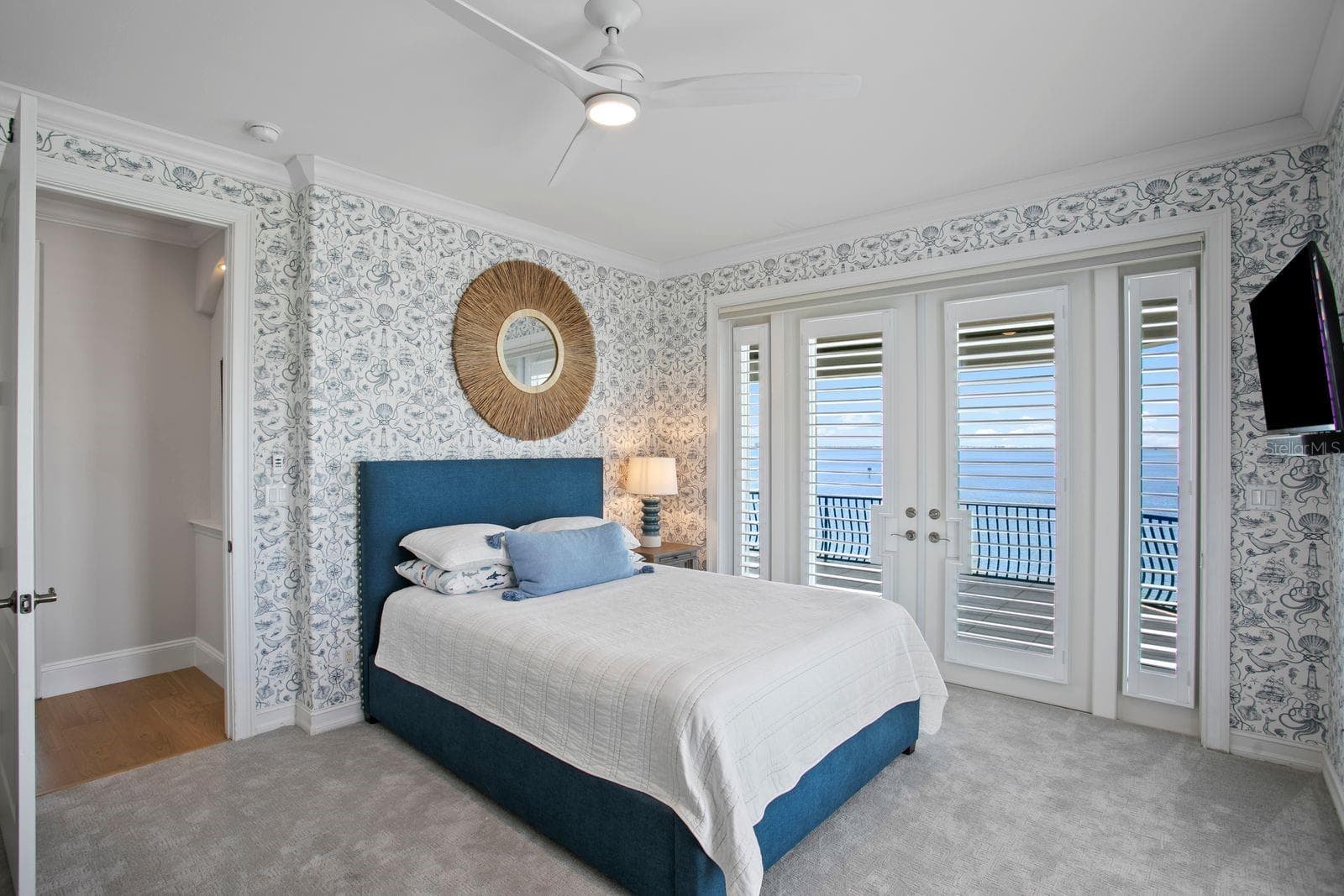Another view of top level bedroom three. - 611 1ST AVE S, TIERRA VERDE