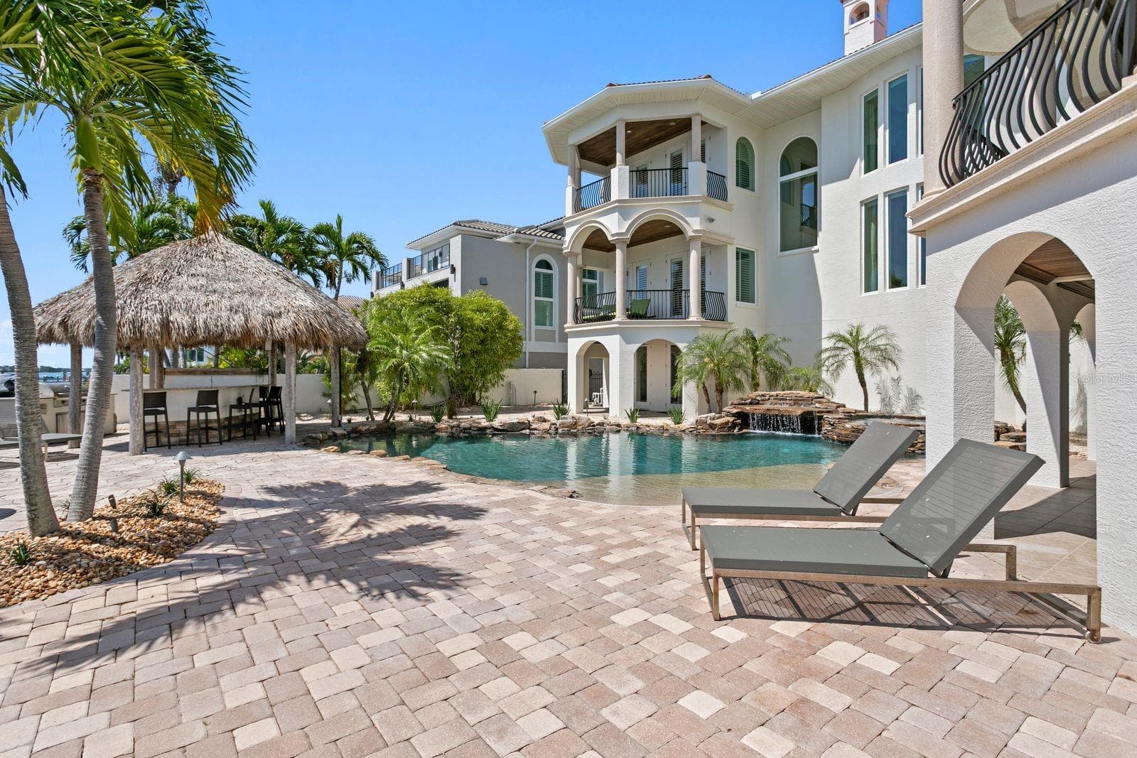 Backyard designed for year-round entertaining. - 611 1ST AVE S, TIERRA VERDE