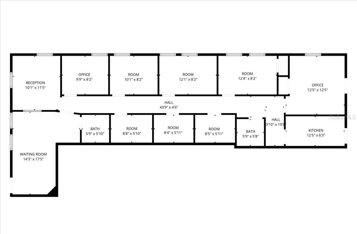 SUITE 102A Floor Plan - 3300 TAMIAMI TRL #2, PORT CHARLOTTE
